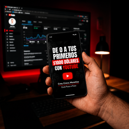 De 0 a tus primeros $1.000 en YouTube